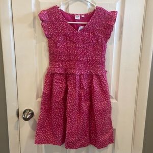 NWT Girls Gap Pink Floral Dress Size XL (12)